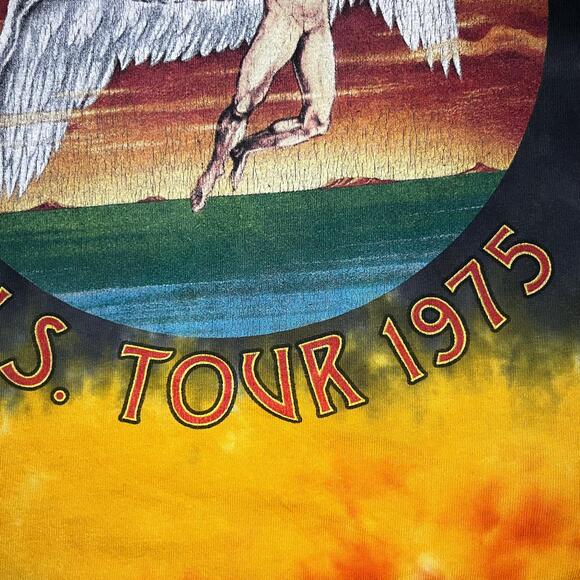 🎸 Led Zeppelin “U.S. Tour 1975” Tie-Dye Band Tee – American Eagle Size M - Picture 5 of 7
